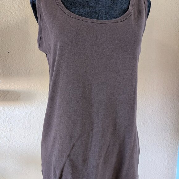 St. John's Bay Cotton Tanks (2) Brown & Coral - Picture 2 of 8